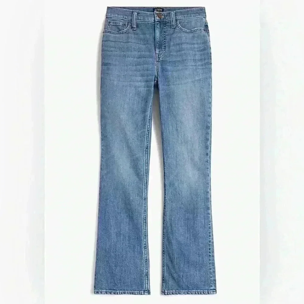 JCREW Flare crop mid-rise jean in all-day stretch - NWT - Picture 1 of 9